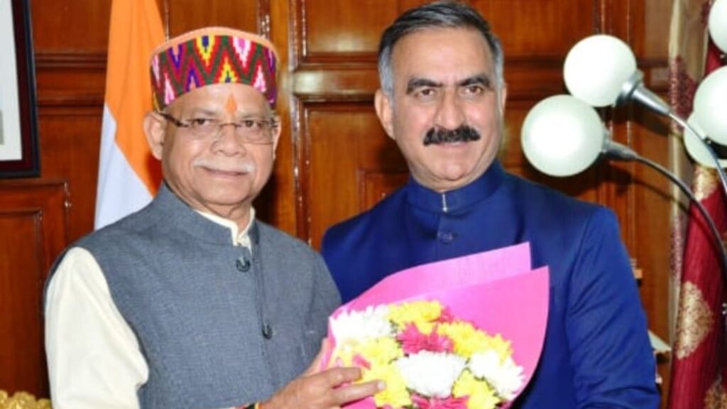 Himachal Chief Minister greets Governor on assuming office HIMACHAL HEADLINES