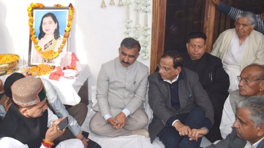 Chief Minister condoles demise of Kiran Bali HIMACHAL HEADLINES
