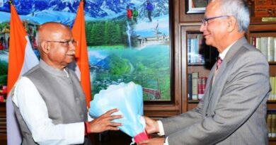 State Election Commissioner meets Himachla Governor HIMACHAL HEADLINES