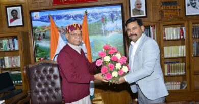 Nauni VC discussed role of university promoting horticulture & natural farming with Himachal Governor HIMACHAL HEADLINES
