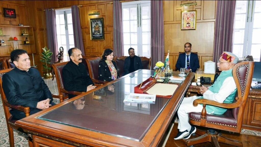 HPPSC Chairman calls on Himachal Governor HPPSC Chairman calls on Himachal Governor HIMACHAL HEADLINES