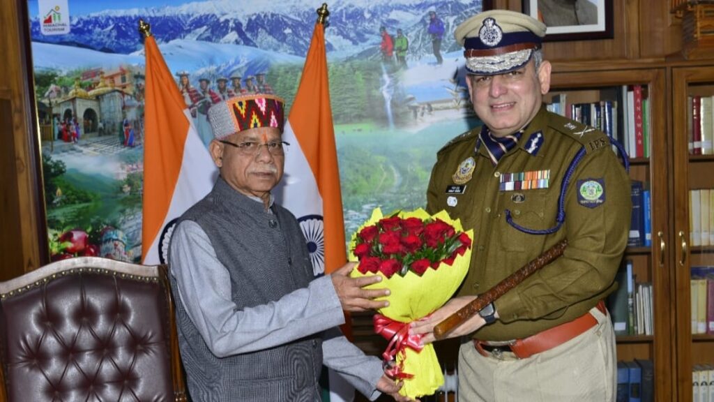 Himachal Governor discusses law & order with DGP Himachal Governor discusses law & order with DGP HIMACHAL HEADLINES