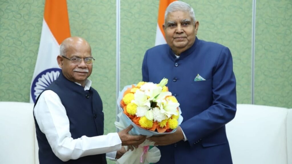 Himachal Governor meets Vice President of India Himachal Governor meets Vice President of India HIMACHAL HEADLINES