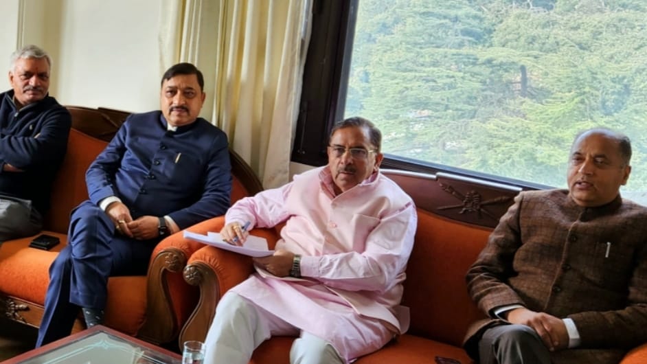 Government should stop the work of stopping the ongoing works: Jairam HIMACHAL HEADLINES