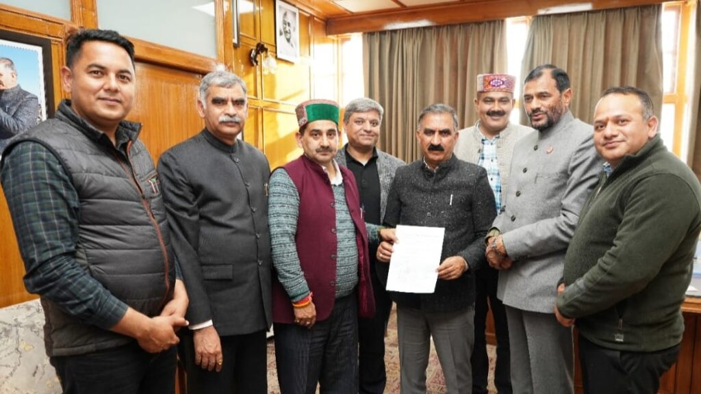 New MLA Association meets Sukhu HIMACHAL HEADLINES