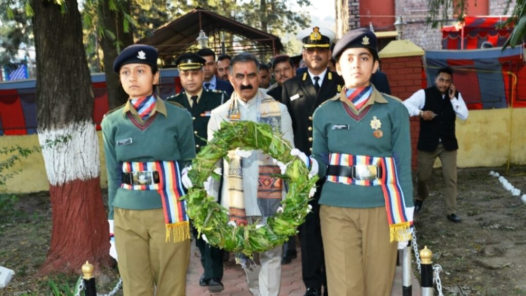 Develop essential skills & values to prepare for future challenges - Sukhu at Sainik School Sujanpur HIMACHAL HEADLINES