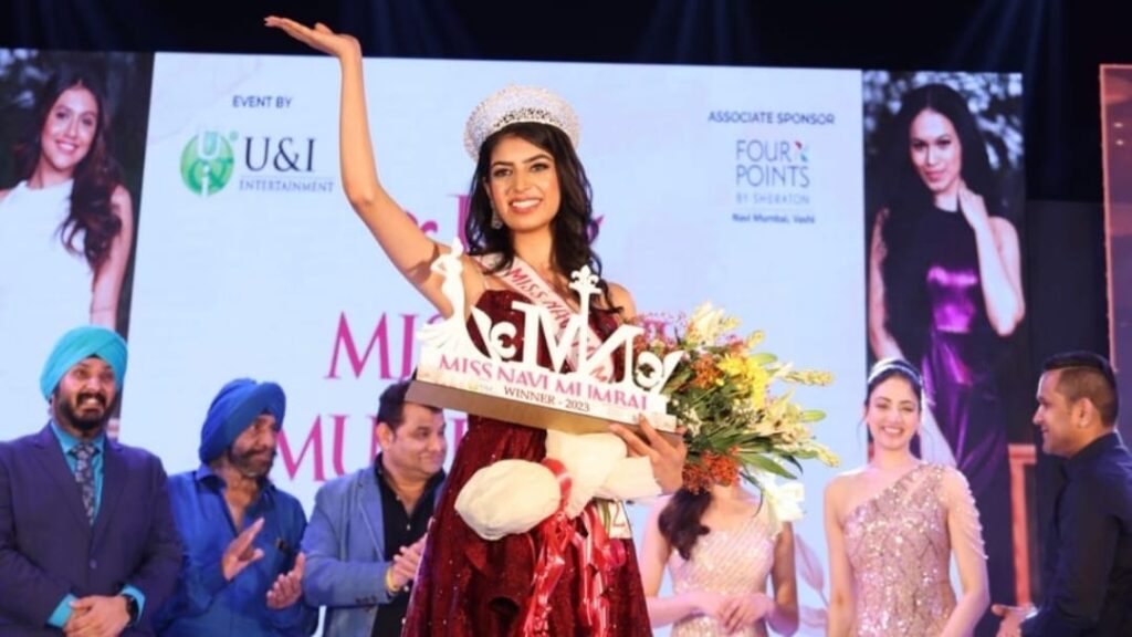 Ravitnaya Sharma of Himachal is the winner of Miss Navi Mumbai 2023 Ravitnaya Sharma of Himachal is the winner of Miss Navi Mumbai 2023 HIMACHAL HEADLINES