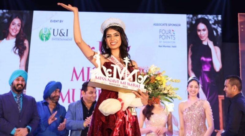 Ravitnaya Sharma of Himachal is the winner of Miss Navi Mumbai 2023 HIMACHAL HEADLINES