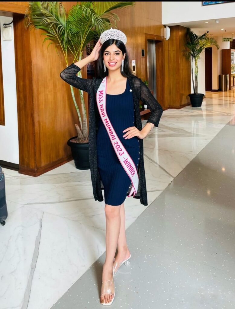 Ravitnaya Sharma of Himachal is the winner of Miss Navi Mumbai 2023 HIMACHAL HEADLINES