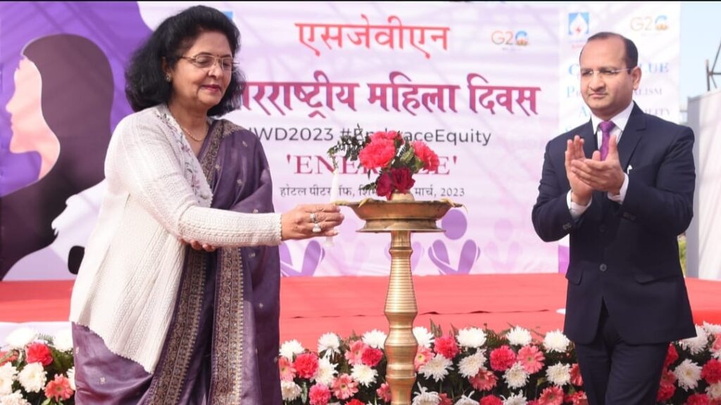 SJVN organized programs to celebrate International Women's Day - This years theme is #EmbraceEquity HIMACHAL HEADLINES