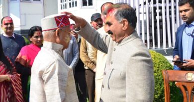 Himachal CM and Governor celebrate Holi HIMACHAL HEADLINES