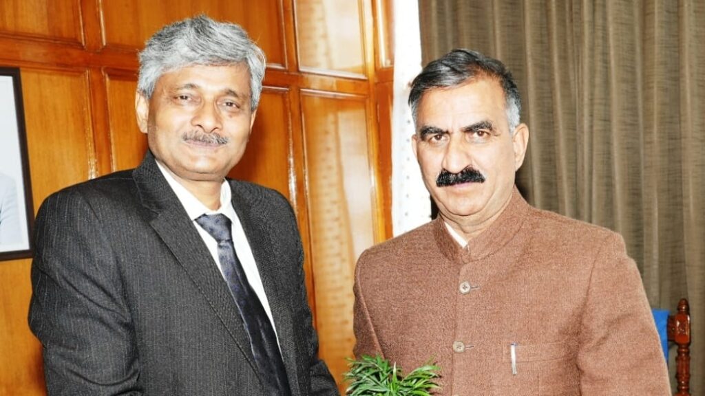 BBMB Board Chairman meets CM Sukhu HIMACHAL HEADLINES