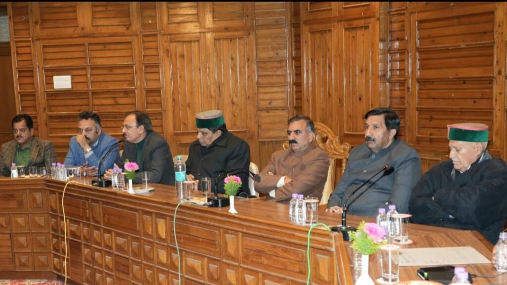 Congress legislative party meeting presided by CM Congress legislative party meeting presided by CM HIMACHAL HEADLINES