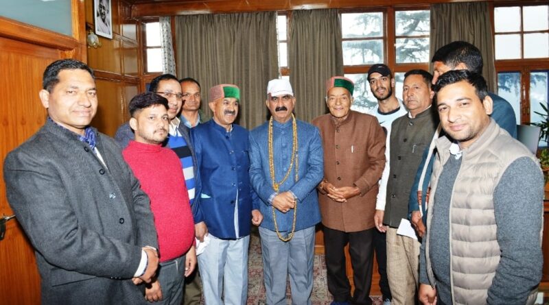 A delegation of Pangi area meets CM HIMACHAL HEADLINES