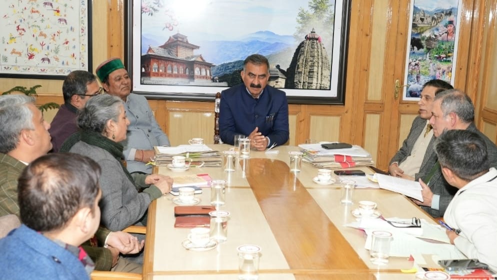 Properties of drug mafia will be confiscated : Sukhu HIMACHAL HEADLINES