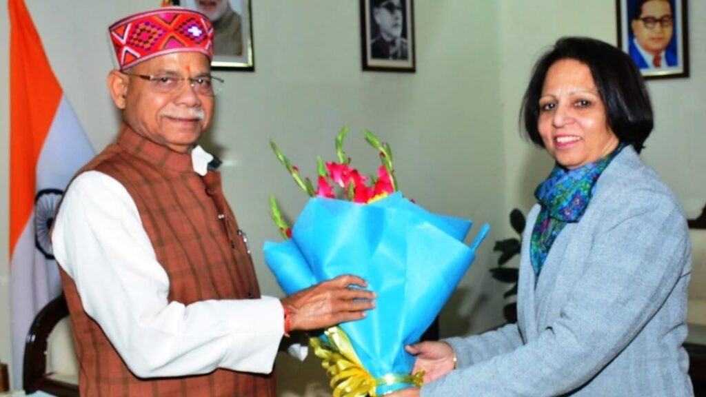 Acting Chief Justice Sabina meets Governor HIMACHAL HEADLINES