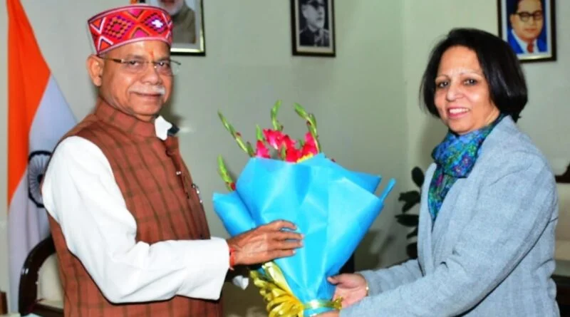 Acting Chief Justice Sabina meets Governor HIMACHAL HEADLINES