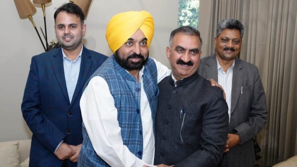 Water Cess not to affect Punjab and Haryana : Sukhvinder Singh Sukhu HIMACHAL HEADLINES