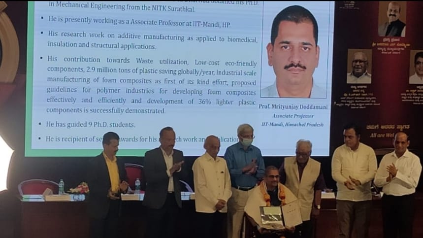 IIT Mandi faculty gets prestigious Prof. Satish Dhawan State Award for Young Engineers HIMACHAL HEADLINES