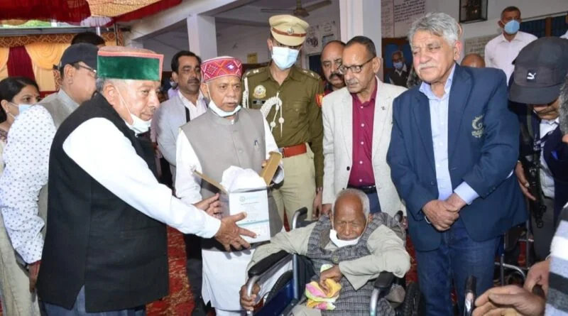 Himachal Governor visits Divya Manav Jyoti Seva Trust HIMACHAL HEADLINES