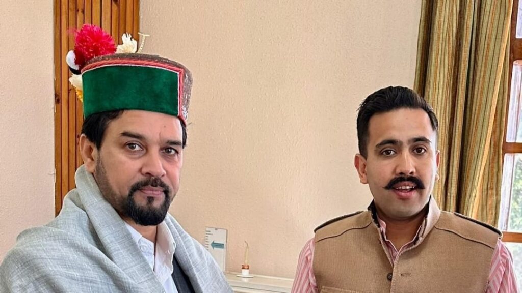 Vikramaditya met Anurag Thakur to seek approval for State-of-the-Art Shooting Range at Katasani Vikramaditya met Anurag Thakur to seek approval for State-of-the-Art Shooting Range at Katasani HIMACHAL HEADLINES