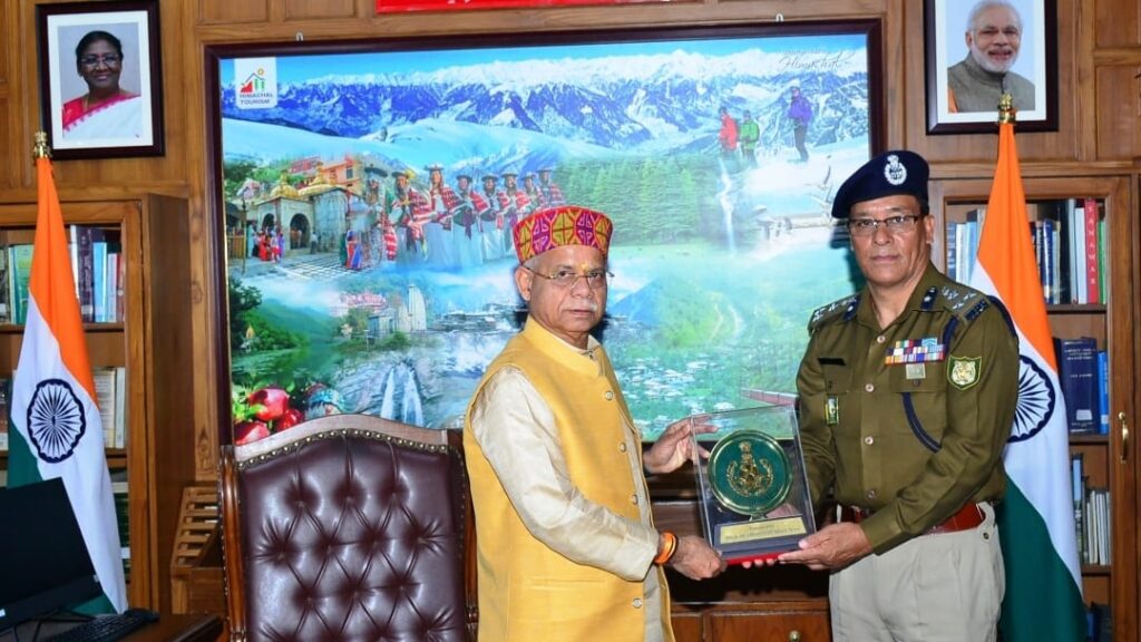 DIG, ITBP meets Himachal Governor HIMACHAL HEADLINES