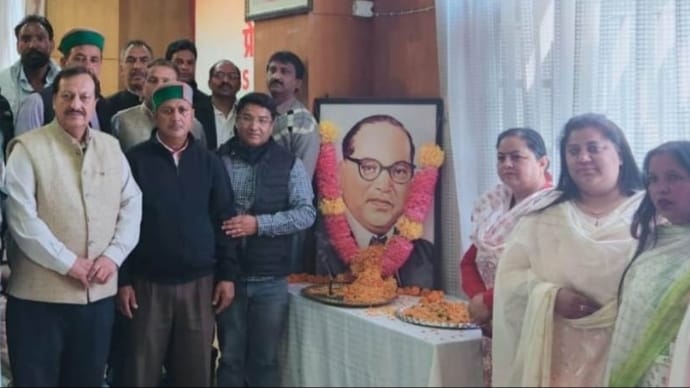 Himachal Congress paid respects to Dr. Bhimrao Ambedkar on his birth anniversary HIMACHAL HEADLINES