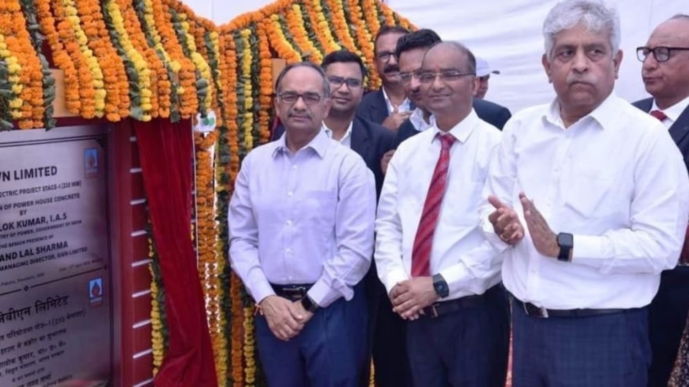 Alok Kumar, Union Power Secretary visits SJVN’s Hydro Projects in Himachal HIMACHAL HEADLINES