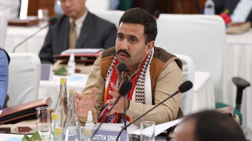  Vikramaditya said that youth have the most important role in the development of any country HIMACHAL HEADLINES