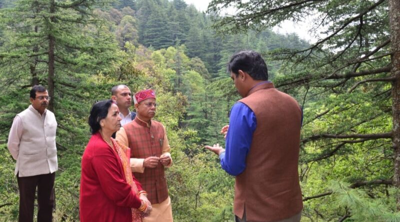Himachal Governor visits Shimla Water Catchment Sanctuary HIMACHAL HEADLINES