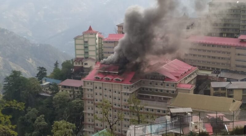Strict action should be taken against the cafeteria operator for negligence in IGMC's new OPD fire HIMACHAL HEADLINES
