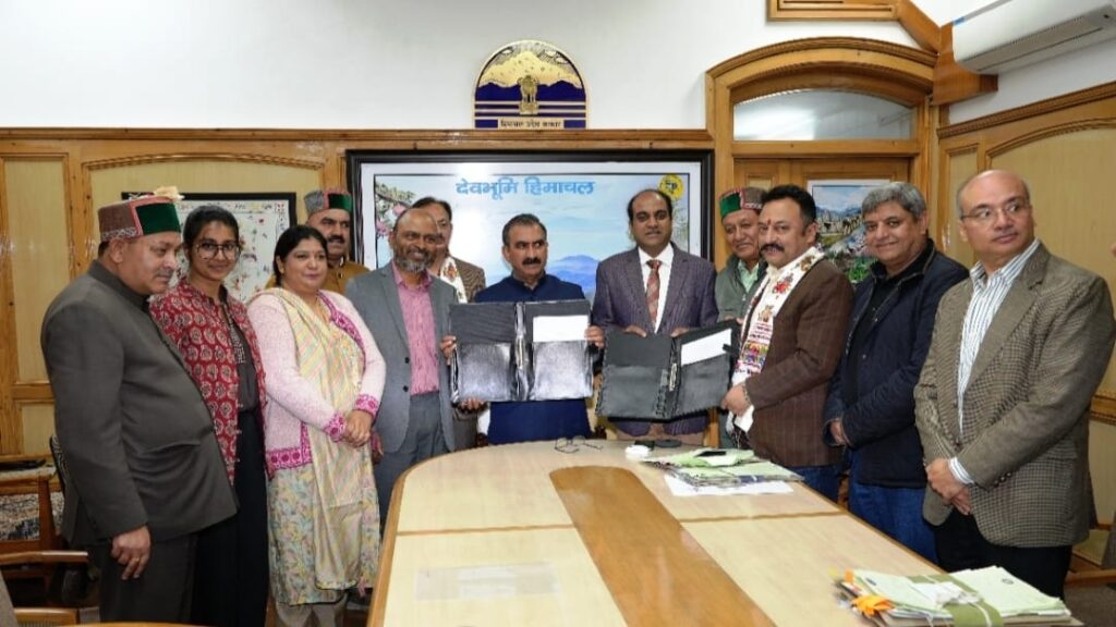 ISB and Himachal Government sign MoU for an integrated all-department 'Him Data Portal' HIMACHAL HEADLINES