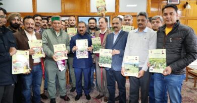 CM Sukhu releases publicity material for HP SHIVA HIMACHAL HEADLINES