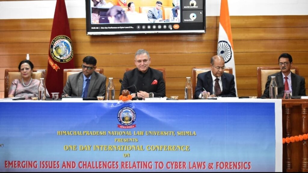National Law University organized International Conference on Emerging Issues and Challenges Relating to Cyber Laws & Forensics at Shimla National Law University organized International Conference on Emerging Issues and Challenges Relating to Cyber Laws & Forensics at Shimla HIMACHAL HEADLINES