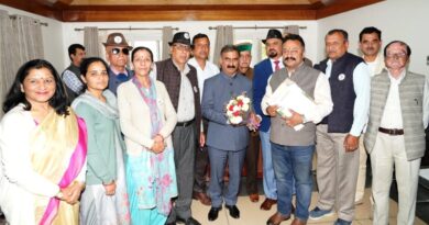 Deputation of Retired Para Military Forces Welfare Union calls on CM Sukhu HIMACHAL HEADLINES
