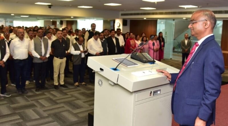 N L Sharma, CMD, SJVN administers Swachhta Pledge to the employees HIMACHAL HEADLINES