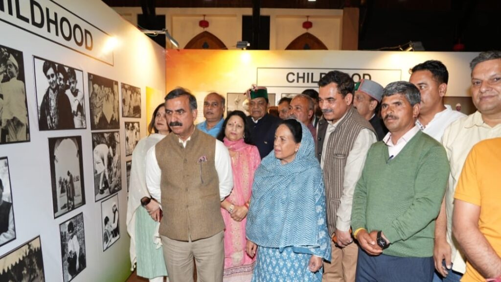 CM Sukhu inaugurates the exhibition Rajiv Gandhi–21st Century Visionary HIMACHAL HEADLINES