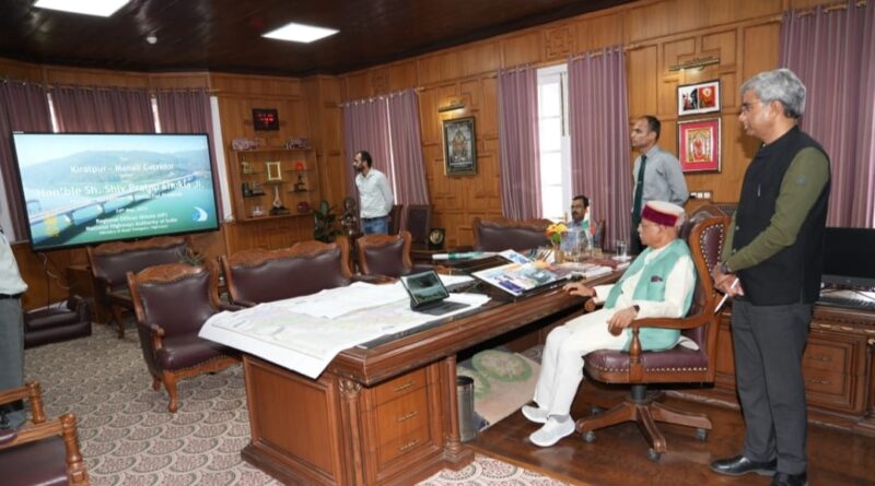 Himachal Governor reviews NHAI projects HIMACHAL HEADLINES