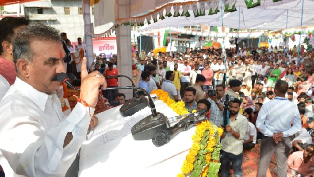Development of Dehra my sole responsibility: CM Sukhu HIMACHAL HEADLINES