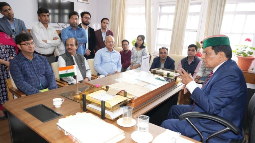 HPMOA office bearers met Health Minister HPMOA office bearers met Health Minister HIMACHAL HEADLINES