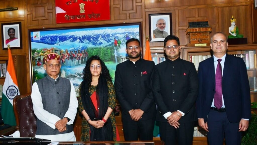 IAS probationers call on Governor Shukla HIMACHAL HEADLINES