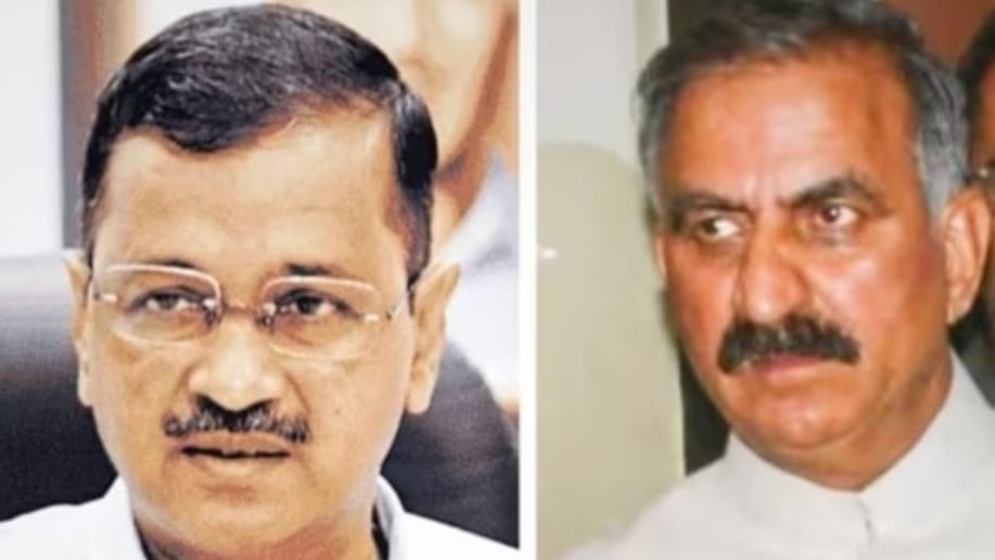Sukhu meets Kejriwal discuss water sharing between the two states HIMACHAL HEADLINES