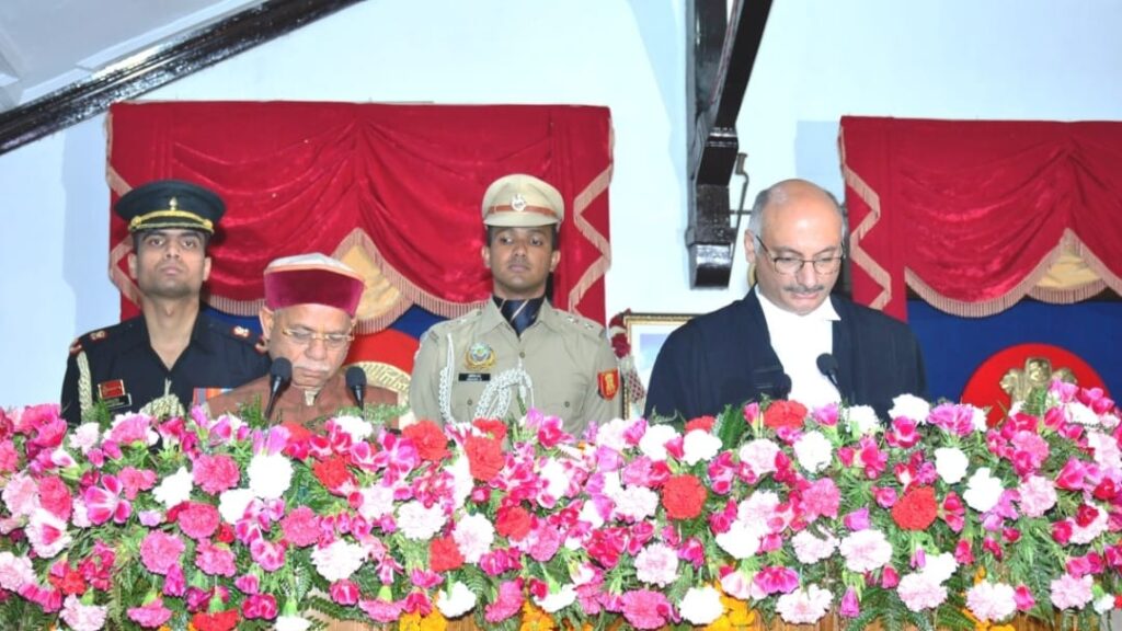Justice M.S. Ratna Sri Ramachandra Rao sworn in as Chief Justice of Himachal High Court HIMACHAL HEADLINES