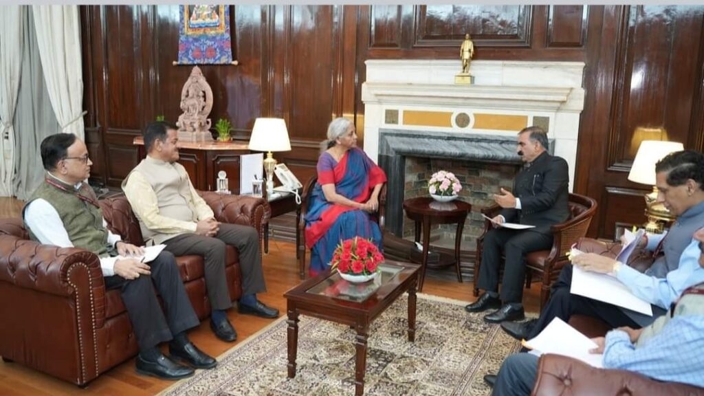 Sukhu requests Sitharaman to grant Himachal 1000 crore for the Airport in Mandi & Kangra HIMACHAL HEADLINES