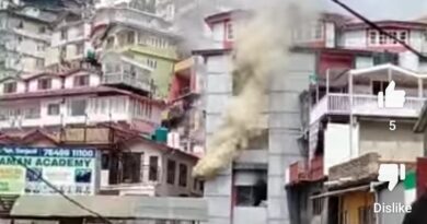 A fire broke out in the New Diamond restaurant in Sanjauli HIMACHAL HEADLINES