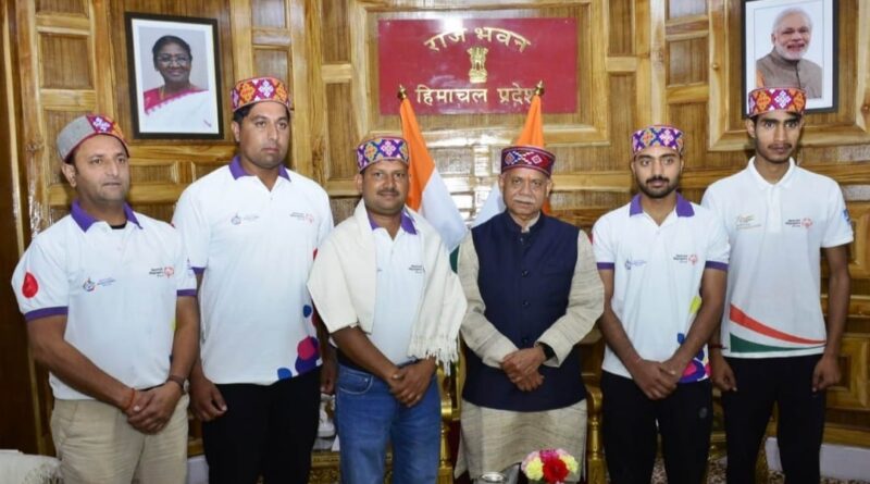 Special Olympic Participants met Himachal Governor HIMACHAL HEADLINES