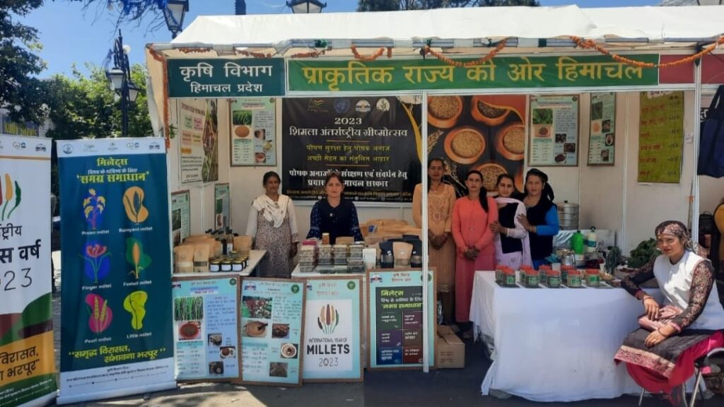 Pahari Siddu, Natural produce and millet products on PK3Y stall a hit in Shimla Summer Festival Pahari Siddu, Natural produce and millet products on PK3Y stall a hit in Shimla Summer Festival HIMACHAL HEADLINES