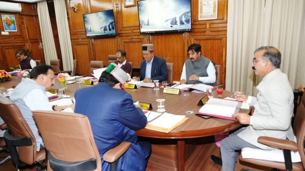 Himachal Cabinet Decisions Himachal Cabinet Decisions HIMACHAL HEADLINES