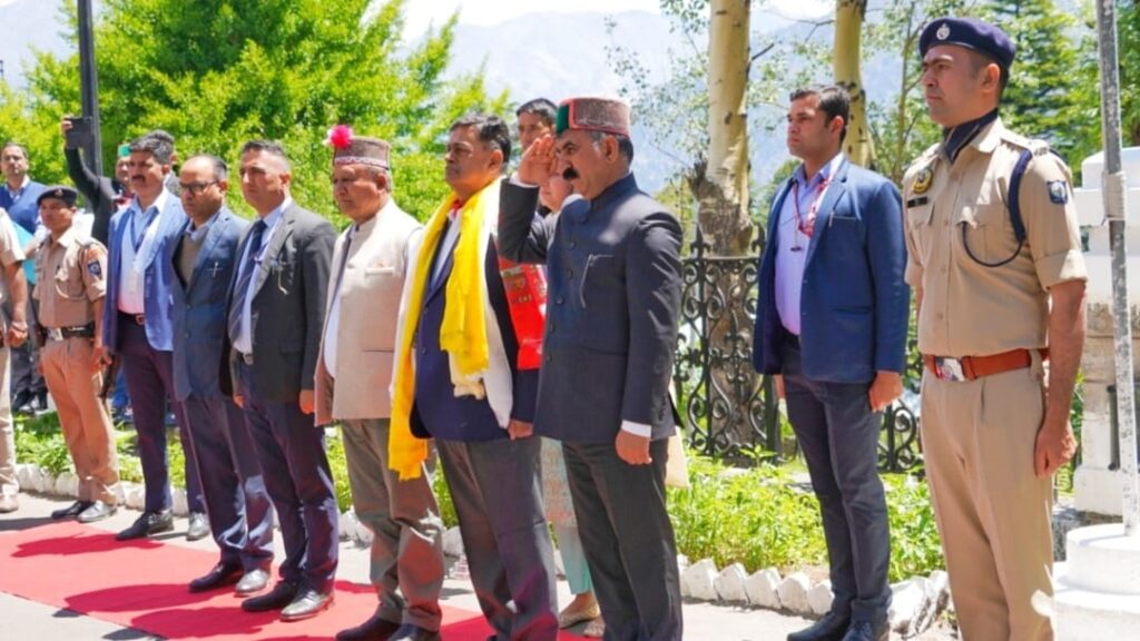 Union Power Minister was given a warm farewell by the people of Kinnaur HIMACHAL HEADLINES