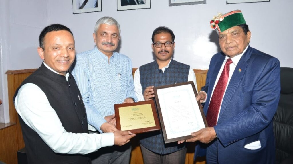 Himachal bags award in tobacco control by NHM Himachal bags award in tobacco control by NHM HIMACHAL HEADLINES